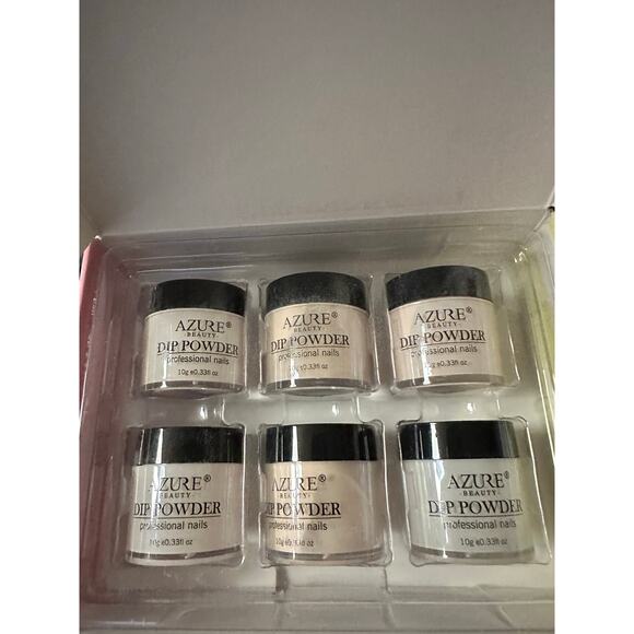 Azure Beauty Dip Powder Nail Kit 6 Colors Multicolor Dipping Starter Set Salon - Picture 10 of 11